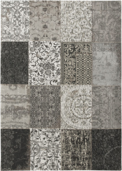 Czarno biały dywan patchwork - Black & White 8101
