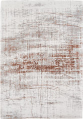 Brązowo-biały nowoczesny dywan Louis De Poortere
