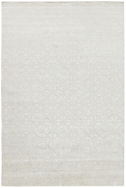 biały dywan wycinany Shangri La White Mosaic 7041