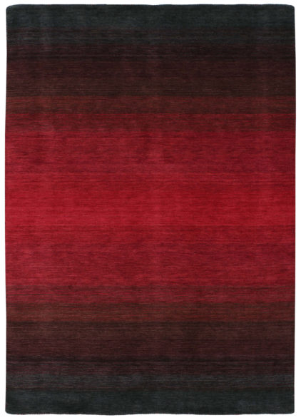czerwony dywan cieniowany Panorama Black Red 7006