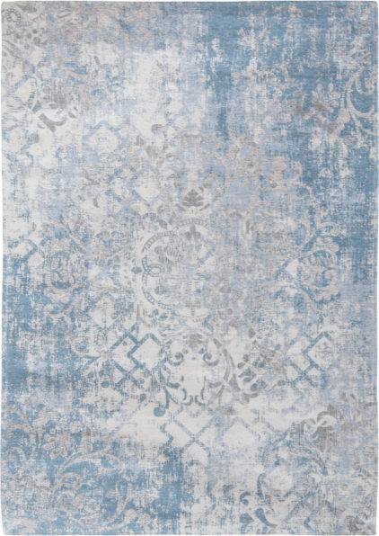 niebieski dywan vintage Alhambra 8545 - widok z góry