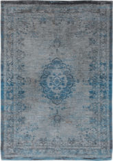 niebiesko szary dywan klasyczny - Grey Turquoise 8255