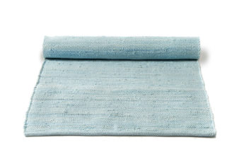 błękitny dywan bawełniany z recyklingu - Daydream Blue 0037