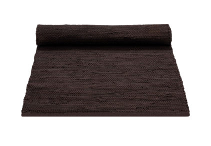 brązowy dywan bawełniany z recyklingu - Brown 0040