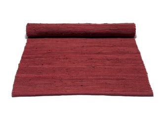 czerwony dywan bawełniany z recyklingu - Rosewood Red 0050