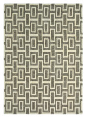 beżowo szary dywan geometryczny Intaglio Grey 37201