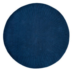 niebieski dywan okrągly Folia Round Navy 38308