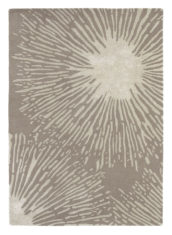szary dywan w kwiaty Shore Stone 40601
