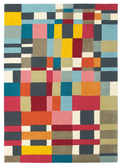 kolorowy dywan geometryczny Estella Domino 83901