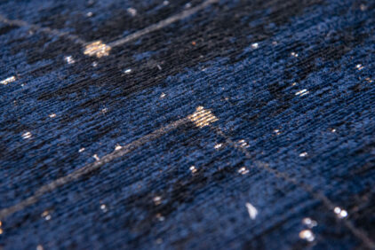 granatowy nowoczesny dywan midnight blue 9060 gwiazda