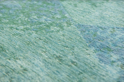 turkusowy dywan geometryczny Lisboa Jade Green 9053 romby