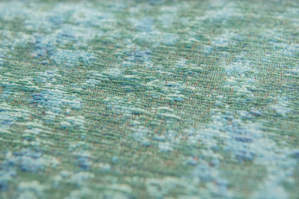 turkusowy dywan geometryczny Lisboa Jade Green 9053 zbliżenie