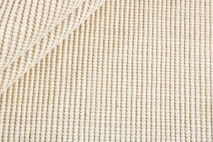 Dywan wełniany z frędzlami, w kolorze białym - NORDIC FLAIR WHITE - struktura