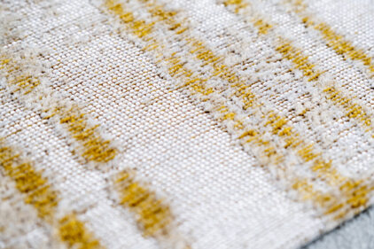 Żółto biały dywan - FUJI GOLD 9154 - splot