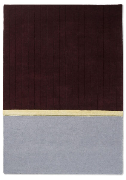 nowoczesny dywan, dywan ręcznie taftowany, dywan wełniany, dywan bordowy, dywan niebieski, dywan do salonu