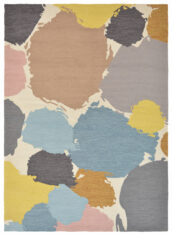 Zewnętrzny kolorowy nowoczesny dywan w abstrakcyjny wzór Harlequin