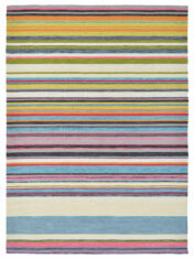 Zewnętrzny kolorowy nowoczesny dywan w paski Brink & Campman